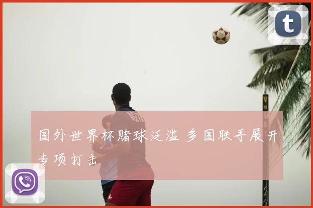 国外世界杯赌球泛滥 多国联手展开专项打击