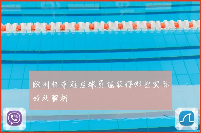 欧洲杯夺冠后球员能获得哪些实际好处解析