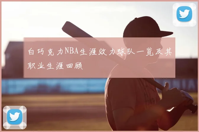 白巧克力NBA生涯效力球队一览及其职业生涯回顾